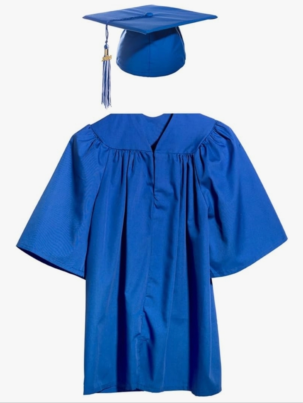 Happy Graduates Graduation Cap and Gown Set 2026 Blue Small 3 - 6 Yrs